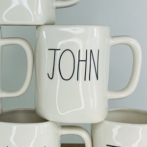 Rae Dunn John Coffee Mug ♡ Brand New